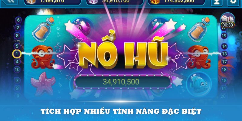 Cổng game tích hợp nhiều tính năng đặc biệt cho thành viên trải nghiệm